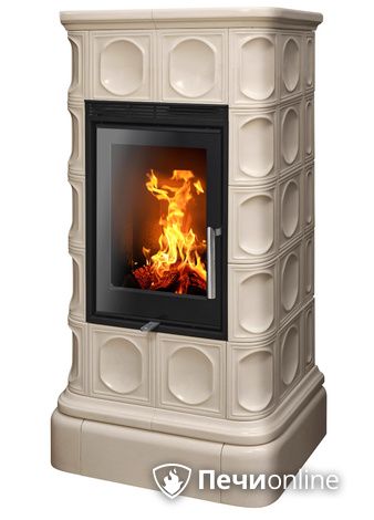 Печь-камин ABX Kaledonie EXclusive, низкая, песчаная в Звенигороде